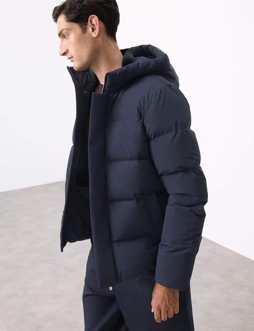 Feather & Down Puffer Jacket with Stormwear™