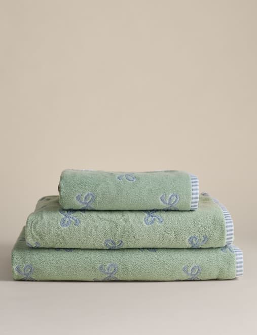 Pure Cotton Bow Towel