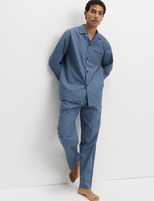 Pure Cotton Striped Pyjama Set