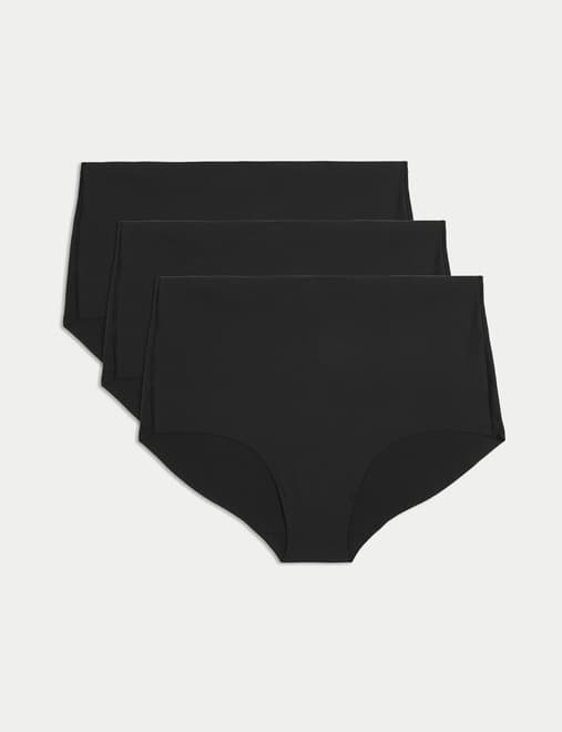 3pk No VPL High Rise Knicker Shorts