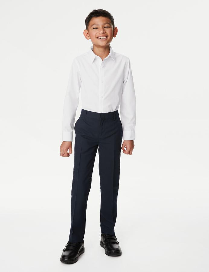 3 Pack Boys' Easy Dressing Easy Iron School Shirts (3-18 Yrs)