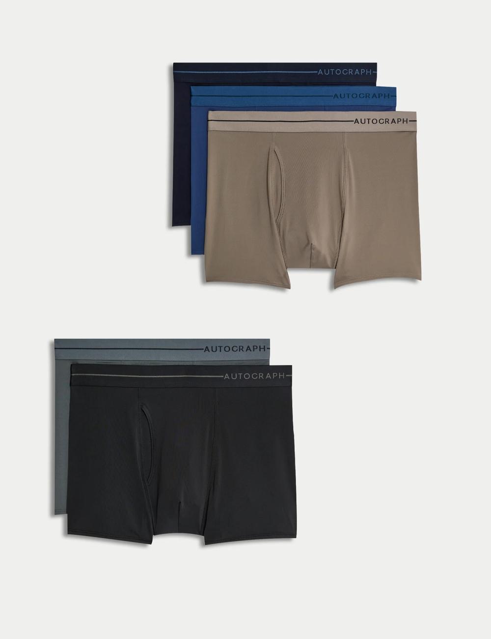 Shop 5pk Microskin Trunks for Men Online M S