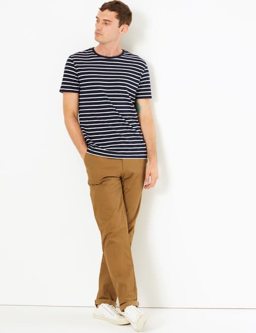 Regular Fit Stretch Chinos