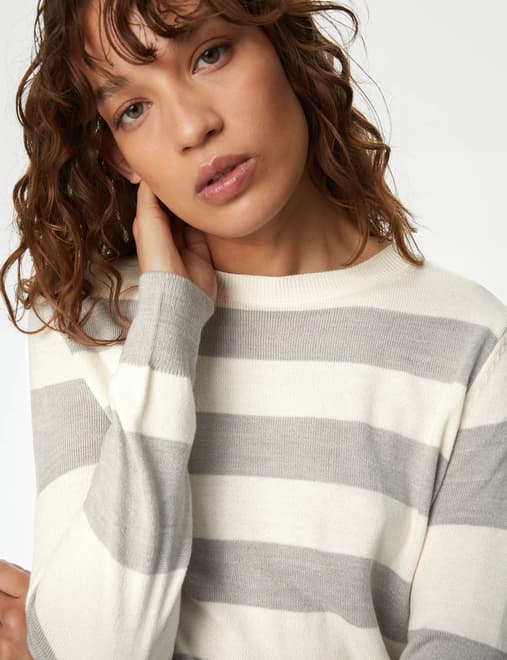 Marks and spencer ladies wool jumpers best sale