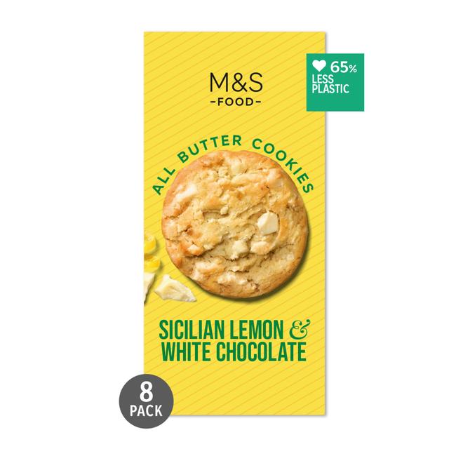 All Butter Belgian White Chocolate Chunk And Sicilian Lemon Cookies