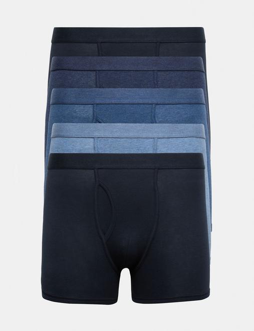 5 Pack Cotton Stretch Cool & Fresh™ Marl Trunks