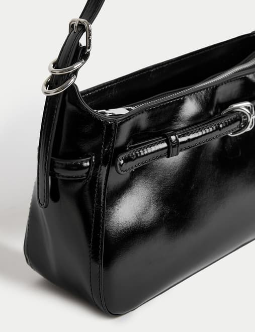 Buckle Baguette Bag