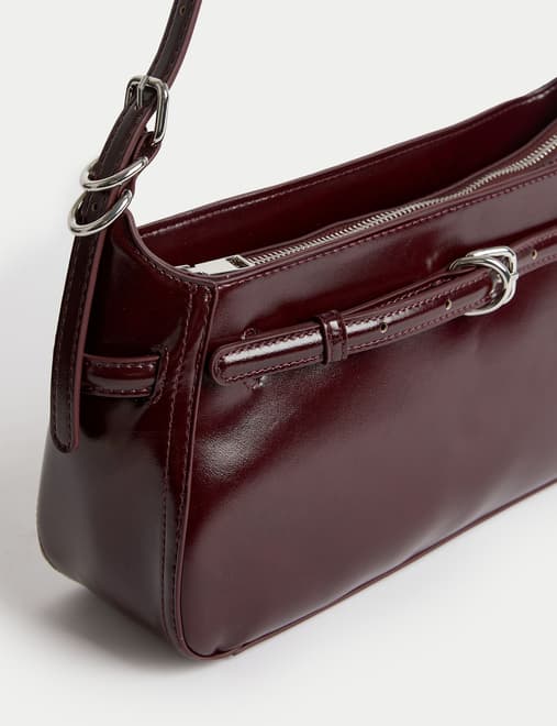 Buckle Baguette Bag