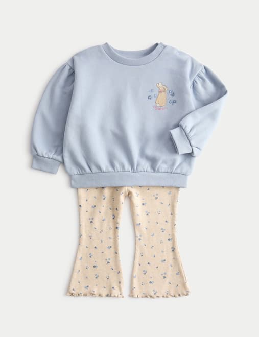 2pc Cotton Rich Peter Rabbit™ Outfit (0 Mths-3 Yrs)