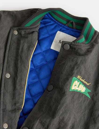 Weekend Club Embroidered Graphic Bomber Jacket (2-8 Yrs)