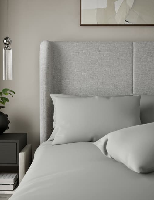 2pk 500TC Cotton Sateen Standard Pillowcases