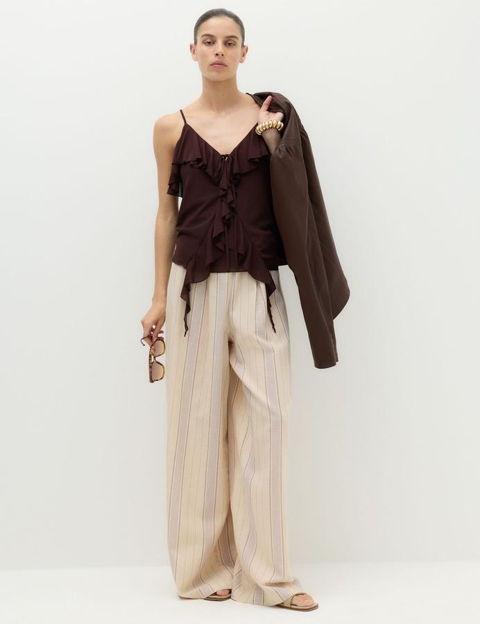 Ruffle Floaty Cami Top