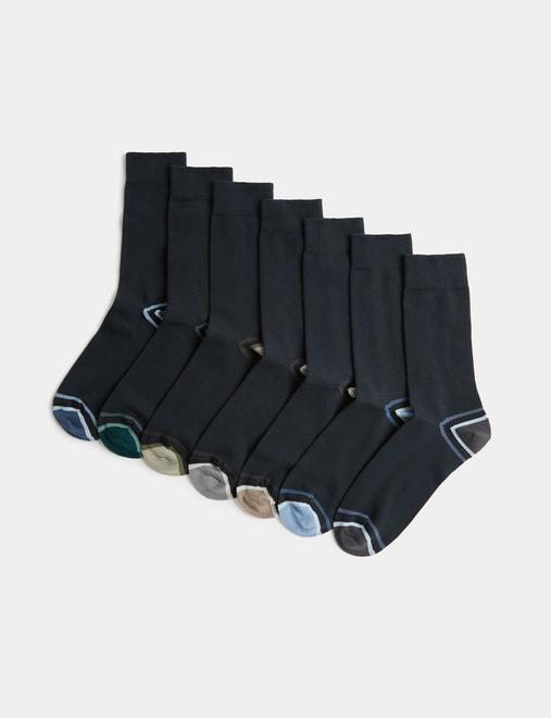 7pk Cool and Fresh Cotton Rich Socks
