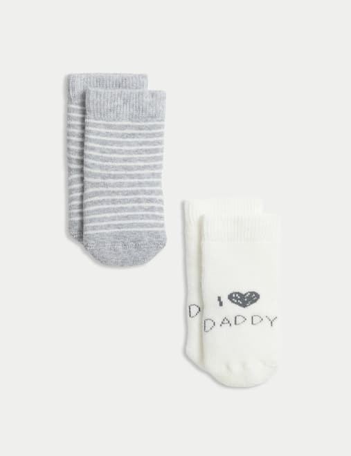 3pk Cotton Blend Thermal Socks (7-10 Yrs)