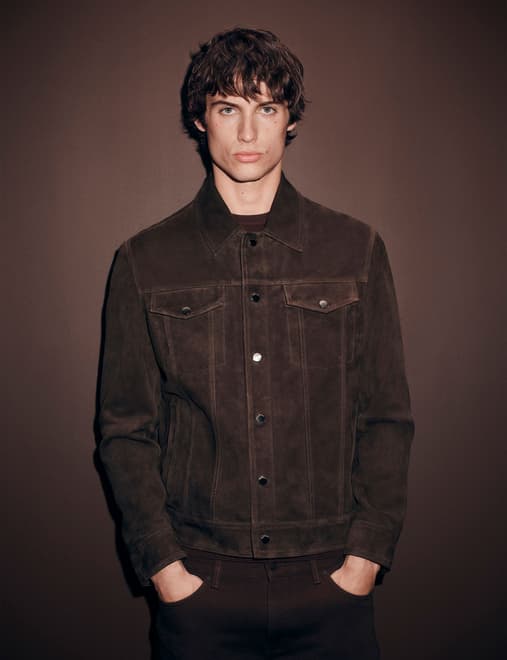 Suede Trucker Jacket