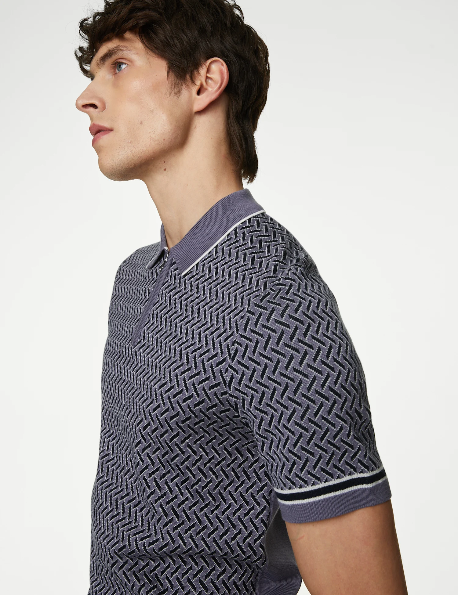 m&s merino wool polo