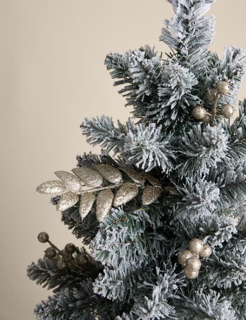 3ft Pre-Lit Snowy Christmas Tree