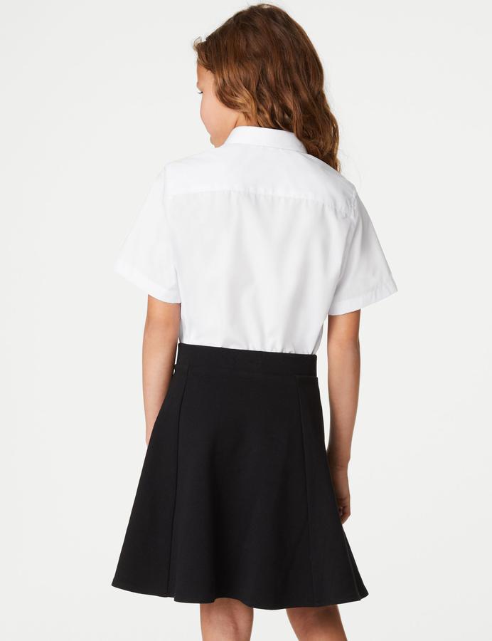2 Pack Girls' Non-Iron School Shirts (2-18 Yrs)