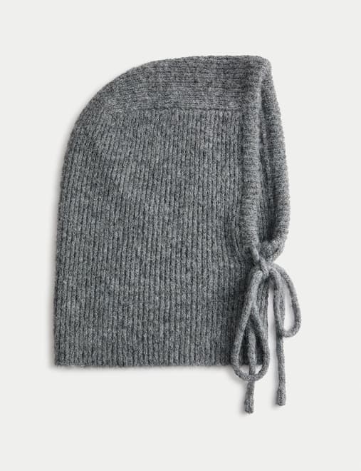 Slouchy Hood with Wool