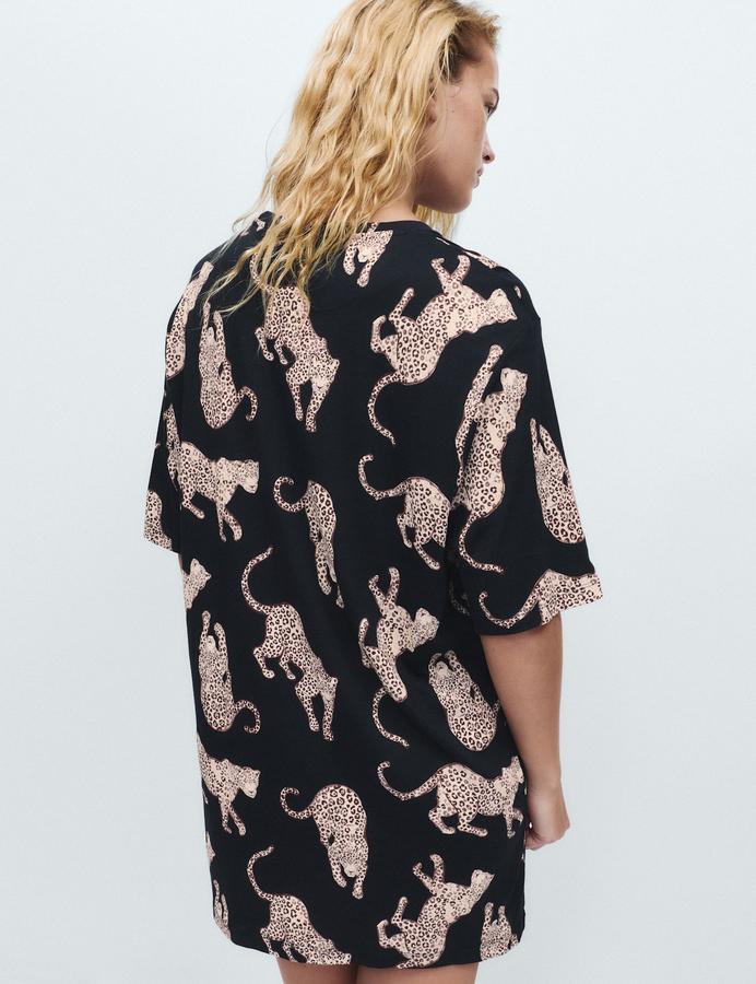 Cotton Modal Printed Relaxed Nightie