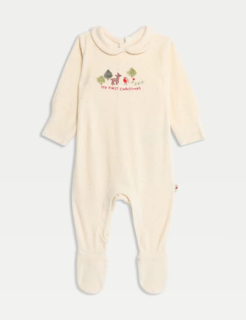 Marks and spencer baby girl sleepsuits best sale