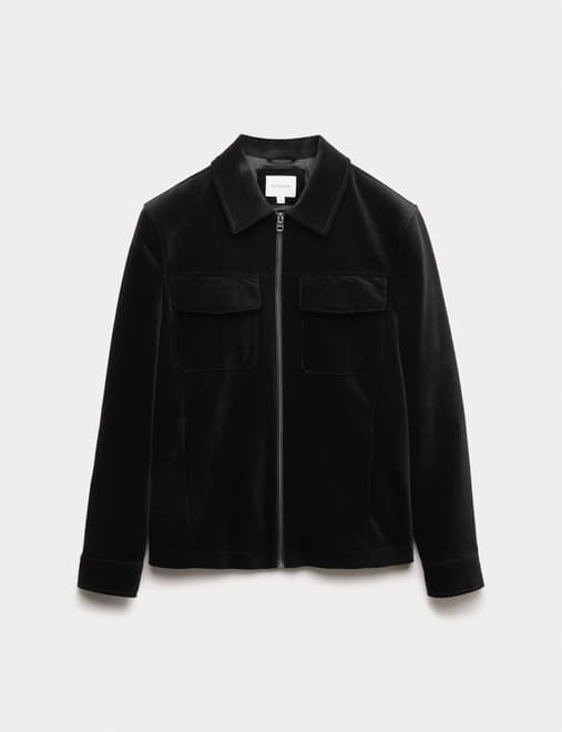 Pure Cotton Velvet Trucker