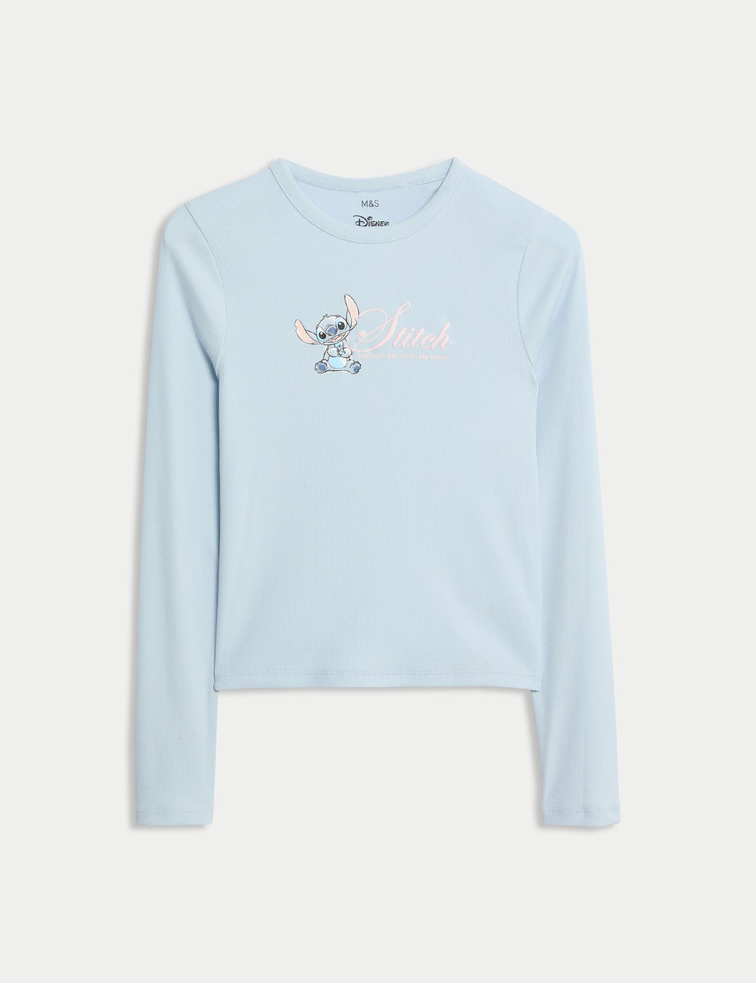 Cotton Rich Lilo & Stitch™ Ribbed Top (6-16 Yrs)
