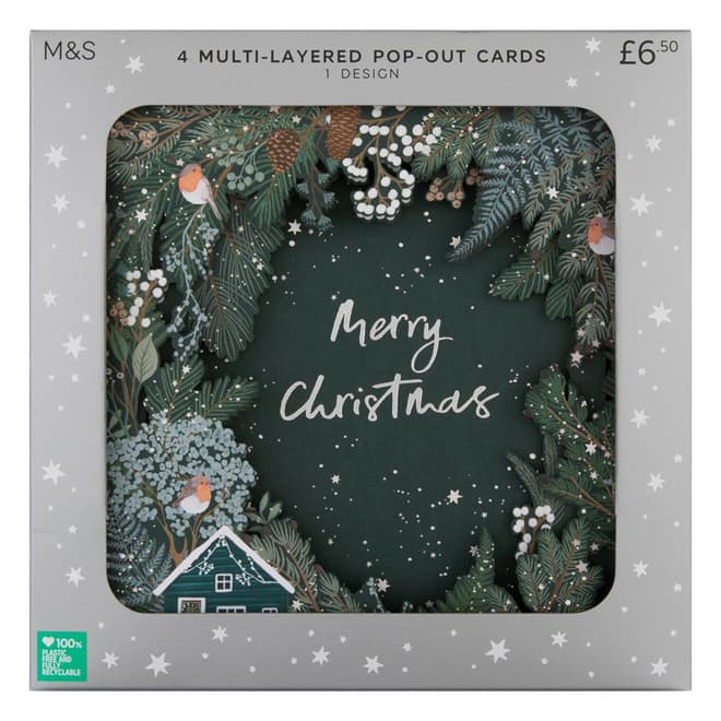 Pop Up Charity Christmas Card Pack