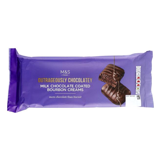 Outrageously Chocolatey Milk Chocolate Coated Bourbon Creams
