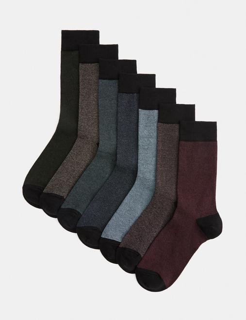 7 Pack Cool & Fresh™ Cotton Rich Socks