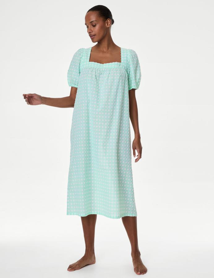 Pure Cotton Printed Nightdress