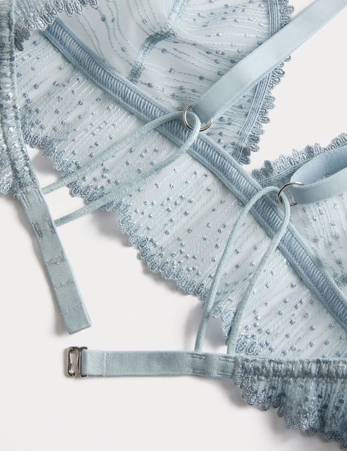 Florence Embroidery Non Wired Bralette A-E