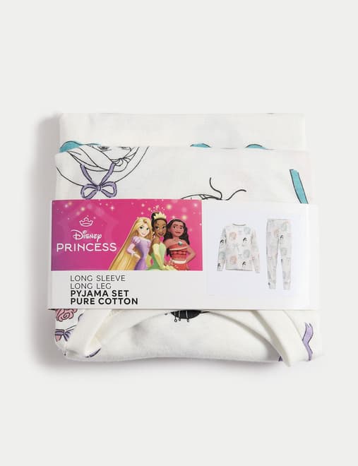 Pure Cotton Disney Princess™ Pyjamas (2-8 Yrs)