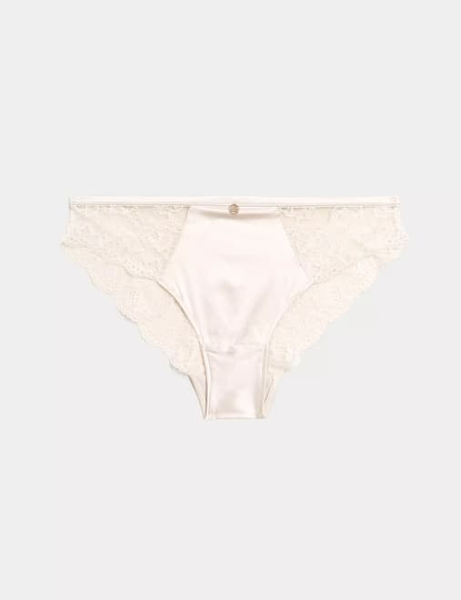 Aster Sparkle Lace High Leg Knickers