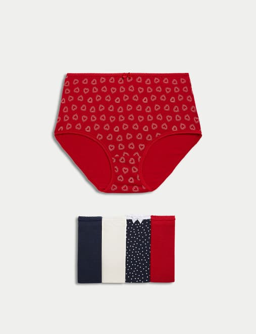 5pk Cotton Lycra™ Full Briefs