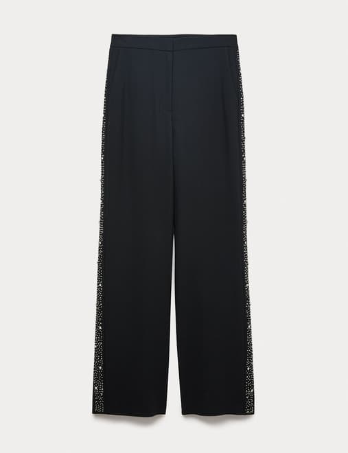 Embellished Side Stripe Trousers