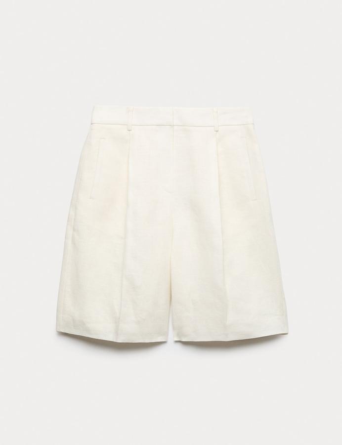 Pure Linen Tailored Shorts