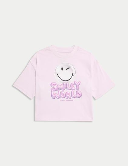 قميص تي شيرت من القطن الخالص بطبعة Smiley World™ (من 2 إلى 8 سنوات)