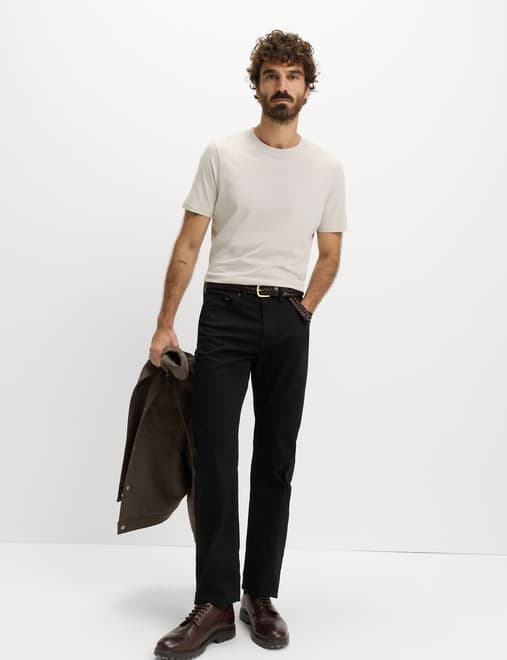 Regular Fit Pure Cotton Crew Neck T-Shirt