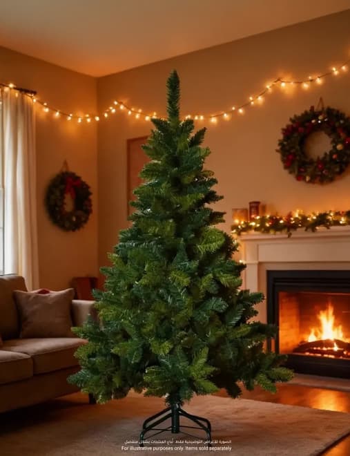 Feeric Windy Peak Frosted Artificial Christmas Tree (240 cm)