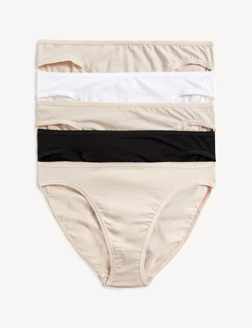 M&S 5 Pack Cotton Briefs