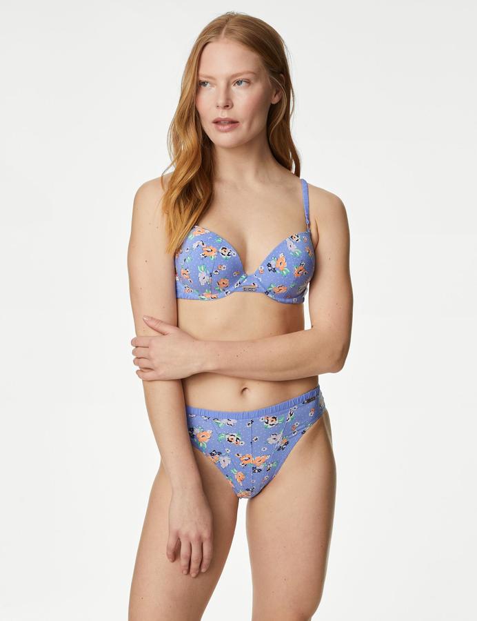 Marie Print High Leg Knickers