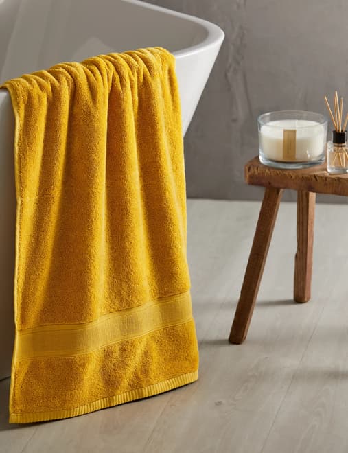 Mustard best sale colour towels