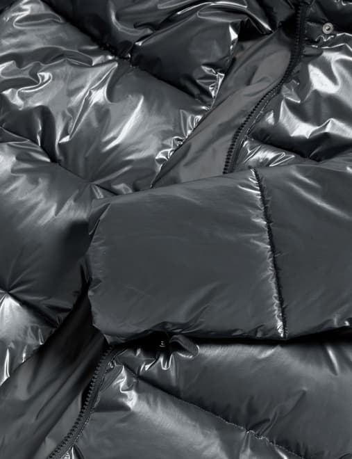 Longline Padded Hooded Coat (6-16 Yrs)