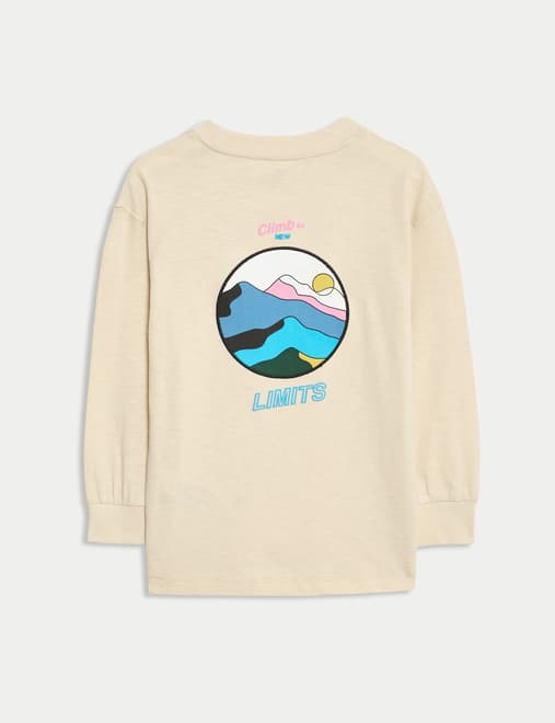 Pure Cotton Graphic Top (2-8 Yrs)