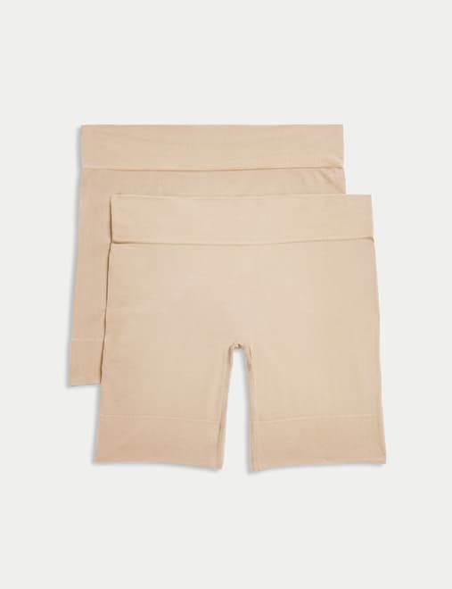 2pk Light Control Anti Chafing Shorts, M&S Collection