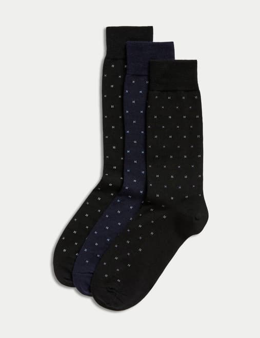 5pk Cool & Fresh™ Cushioned Socks, M&S Collection