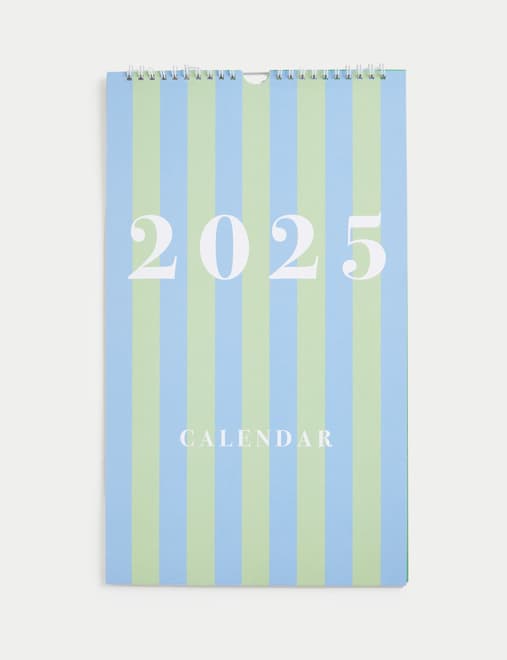 2025 Medium Calendar - Stripes