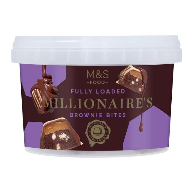 Fully Loaded Millionaire's Brownie Bites