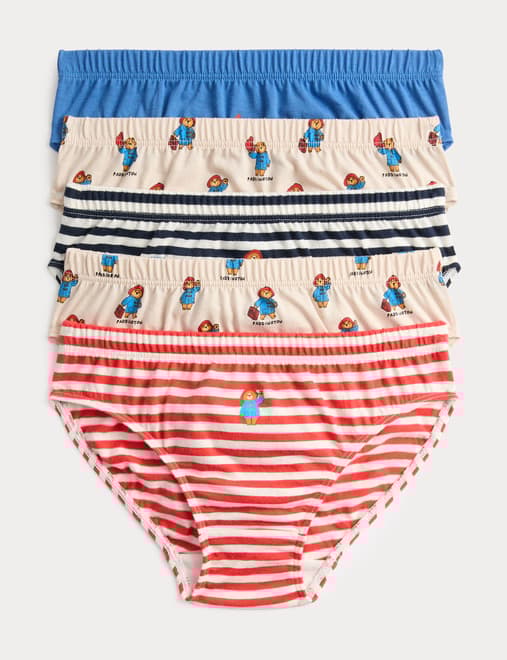 5 Pack Pure Cotton Paddington™ Briefs (2-8 Years)